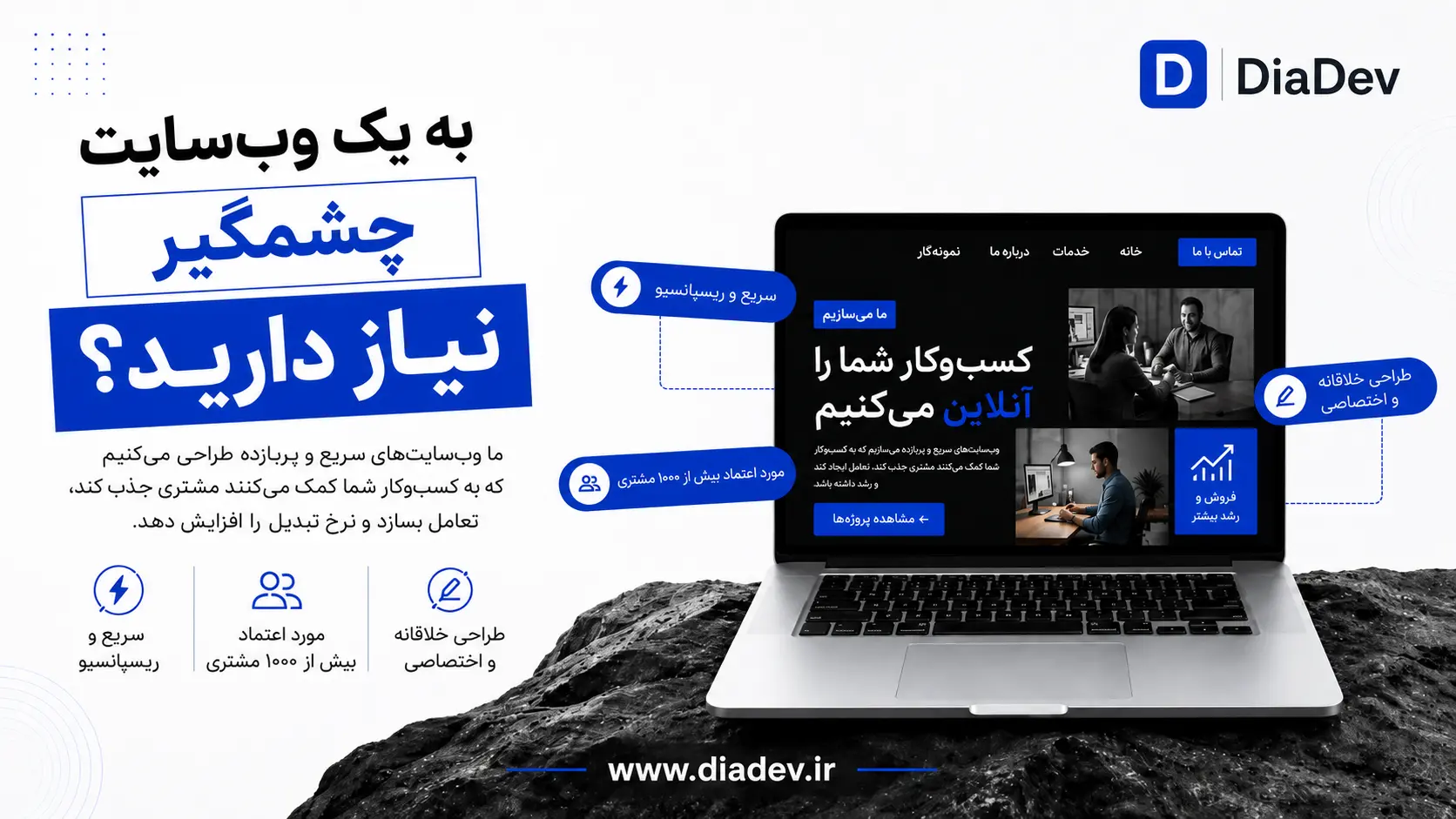 چرا کسبوکارهای ایرانی در سال ۱۴۰۵ به سایت حرفهای و پشتیبانی مطمئن نیاز دارند؟